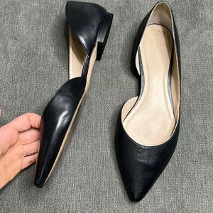 COPY - Marc Fisher d’orsay black pointed toe flats size 10